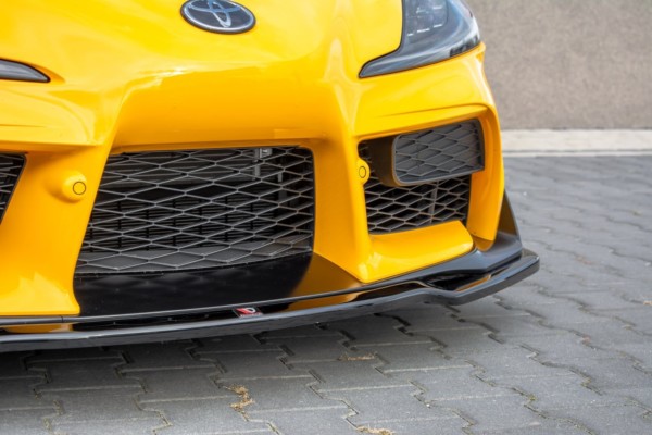 MAXTON DESIGN - Spoiler pod Predný náraznik   V.2 Toyota Supra Mk5 , Čierny lesk – Obrázok 3