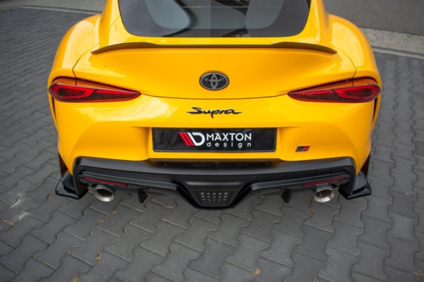 MAXTON DESIGN - Bočné difúzory zadného náraznika V.1 Toyota Supra Mk5 , Čierny lesk – Obrázok 4