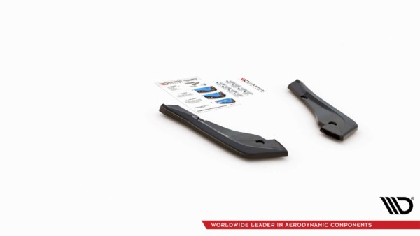 MAXTON DESIGN - Bočné difúzory zadného náraznika V.1 Toyota Supra Mk5 , Čierny lesk – Obrázok 6