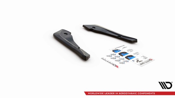 MAXTON DESIGN - Bočné difúzory zadného náraznika V.1 Toyota Supra Mk5 , Čierny lesk – Obrázok 7