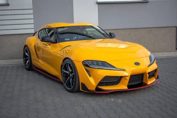 MAXTON DESIGN - Lišty pod prahy V.2 Toyota Supra Mk5 , RED – Obrázok 2
