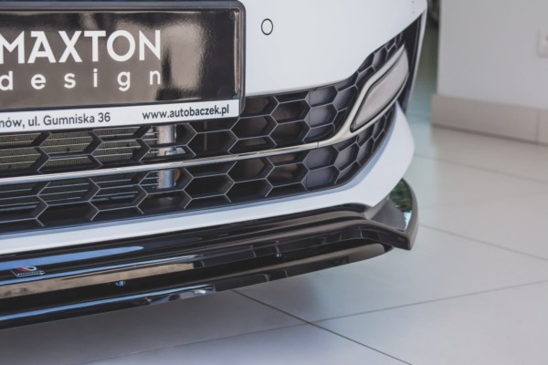 MAXTON DESIGN - Spoiler pod Predný náraznik   V.3 Skoda Superb Mk3 FL , 
Čierny lesk – Obrázok 4