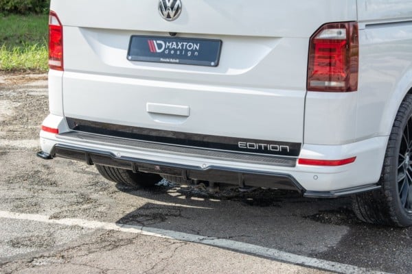 MAXTON DESIGN - Bočné difúzory zadného náraznika Volkswagen T6 , Čierny lesk – Obrázok 5