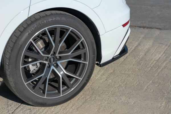 MAXTON DESIGN - Bočné difúzory zadného náraznika Audi Q8 S-line , Čierny lesk – Obrázok 4