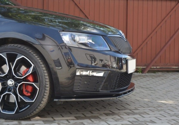 MAXTON DESIGN - Spoiler pod Predný náraznik   V.1 Skoda Octavia RS Mk3 , Čierny lesk – Obrázok 7