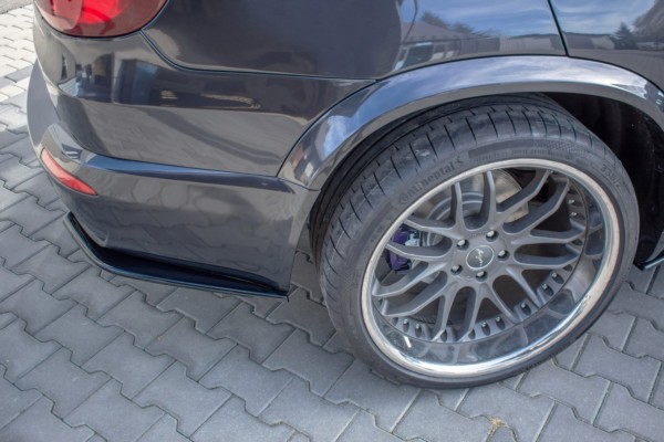 MAXTON DESIGN - Bočné difúzory zadného náraznika for vhodné pre BMW X5 E70 Facelit M-pack , Čierny lesk – Obrázok 3