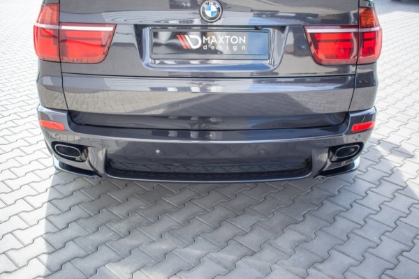 MAXTON DESIGN - Bočné difúzory zadného náraznika for vhodné pre BMW X5 E70 Facelit M-pack , Čierny lesk – Obrázok 4