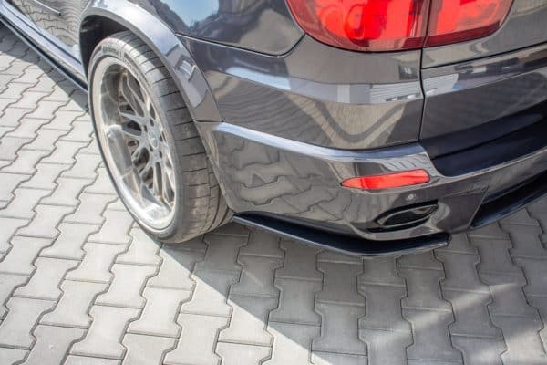 MAXTON DESIGN - Bočné difúzory zadného náraznika for vhodné pre BMW X5 E70 Facelit M-pack , Čierny lesk – Obrázok 5