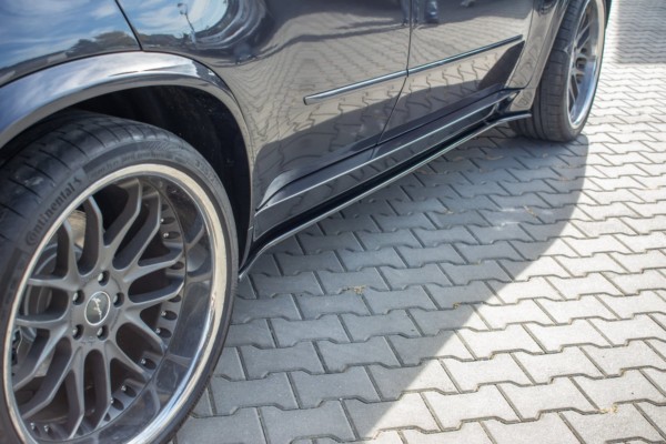 MAXTON DESIGN - Lišty pod prahy for vhodné pre BMW X5 E70 Facelift M-pack , Čierny lesk – Obrázok 2