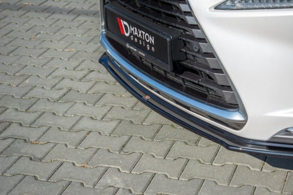 MAXTON DESIGN - Spoiler pod Predný náraznik   Lexus NX Facelift , 
Čierny lesk – Obrázok 2