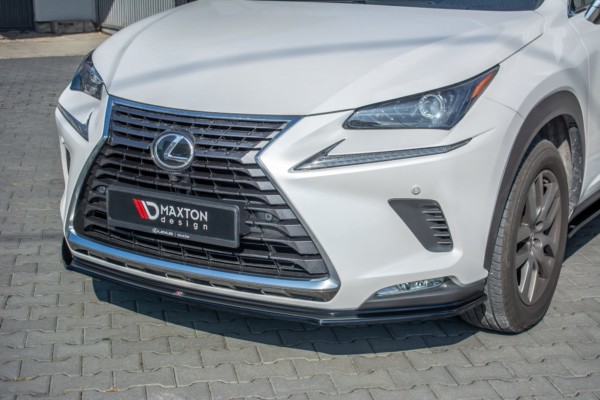 MAXTON DESIGN - Spoiler pod Predný náraznik   Lexus NX Facelift , 
Čierny lesk – Obrázok 3