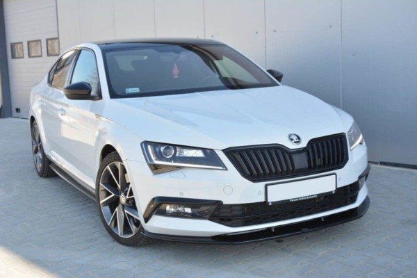 MAXTON DESIGN - Spoiler pod Predný náraznik   V.3 Skoda Superb Mk3 , Čierny lesk 
907 – Obrázok 5