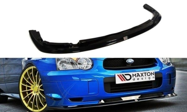 MAXTON DESIGN - Spoiler pod Predný náraznik   Subaru Impreza WRX STI (BLOBEYE) , Čierny lesk