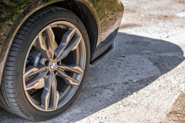 MAXTON DESIGN - Bočné difúzory zadného náraznika for vhodné pre BMW X4 M-Pack G02 , Čierny lesk – Obrázok 3