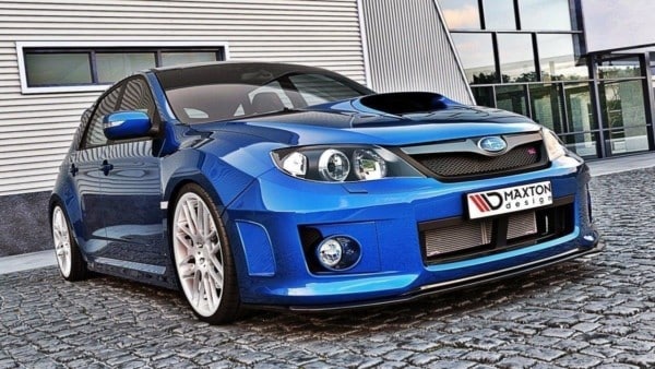 MAXTON DESIGN - Spoiler pod Predný náraznik   Subaru Impreza WRX STI 2011-2014 , Čierny lesk
