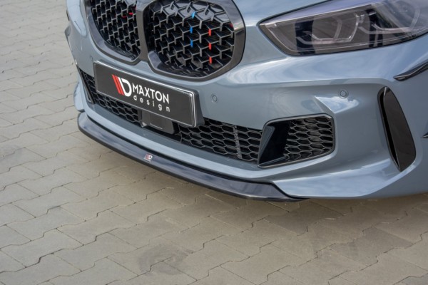 MAXTON DESIGN - Spoiler pod Predný náraznik V.2 for vhodné pre BMW 1 F40 M-Pack/ M135i , Čierny lesk – Obrázok 3