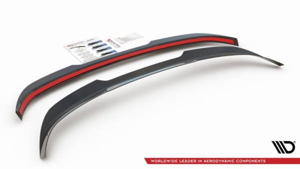 MAXTON DESIGN - Predlženie spoilera  for vhodné pre BMW 1 F40 M-Pack , 
Čierny lesk