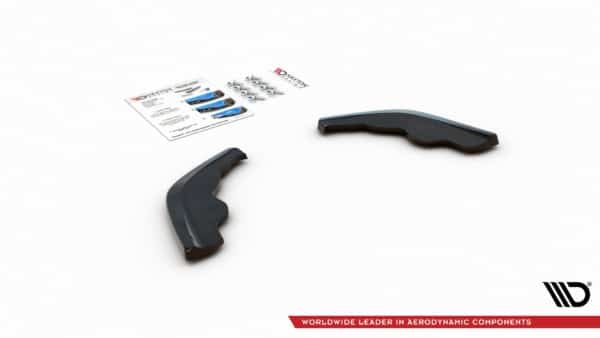 MAXTON DESIGN - Bočné difúzory zadného náraznika V.1 for vhodné pre BMW 1 F40 M-Pack , Čierny lesk – Obrázok 2