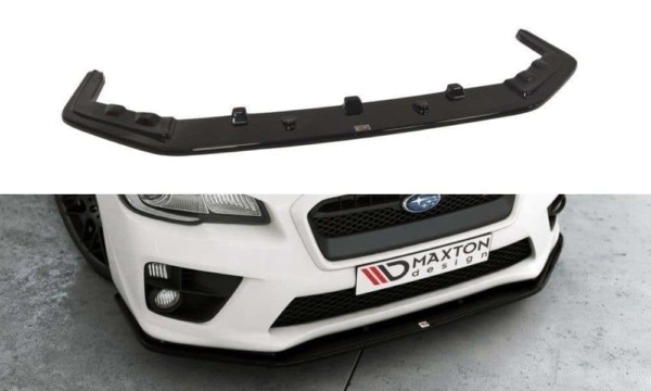 MAXTON DESIGN - Spoiler pod Predný náraznik   v.2 SUBARU WRX STI , Čierny lesk 
918

,