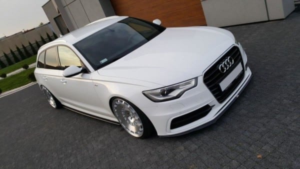 MAXTON DESIGN - Lišty pod prahy Audi S6 / A6 S-Line C7 , 
Čierny lesk – Obrázok 5