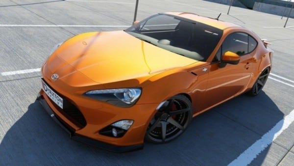 MAXTON DESIGN - Spoiler pod Predný náraznik   TOYOTA GT86 , Čierny lesk – Obrázok 2