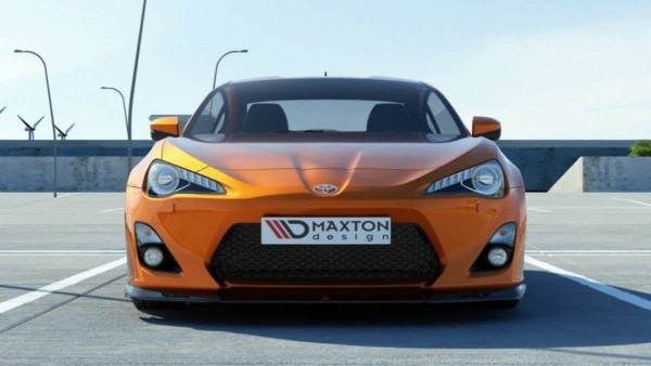 MAXTON DESIGN - Spoiler pod Predný náraznik   TOYOTA GT86 , Čierny lesk – Obrázok 3