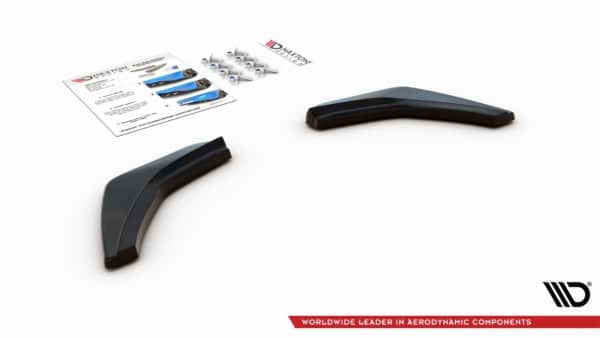 MAXTON DESIGN - Bočné difúzory zadného náraznika V.2 VW Golf 7 GTI , Čierny lesk – Obrázok 8