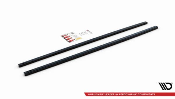 MAXTON DESIGN - Lišty pod prahy V.2 VW Golf 7 GTI (narrow) , Čierny lesk – Obrázok 7