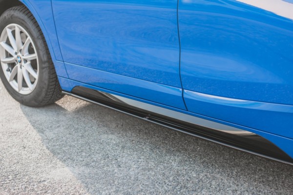 MAXTON DESIGN - Lišty pod prahy for vhodné pre BMW X2 F39 M-Pack , Čierny lesk – Obrázok 4