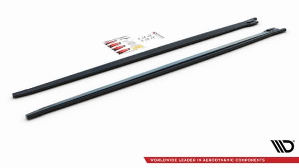 MAXTON DESIGN - Lišty pod prahy for vhodné pre BMW X2 F39 M-Pack , Čierny lesk – Obrázok 6
