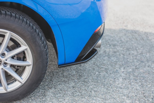 MAXTON DESIGN - Bočné difúzory zadného náraznika for vhodné pre BMW X2 F39 M-Pack , Čierny lesk – Obrázok 5