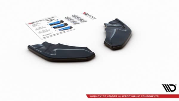 MAXTON DESIGN - Bočné difúzory zadného náraznika for vhodné pre BMW X2 F39 M-Pack , Čierny lesk – Obrázok 7