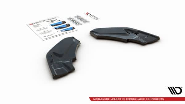 MAXTON DESIGN - Bočné difúzory zadného náraznika for vhodné pre BMW X2 F39 M-Pack , Čierny lesk – Obrázok 6