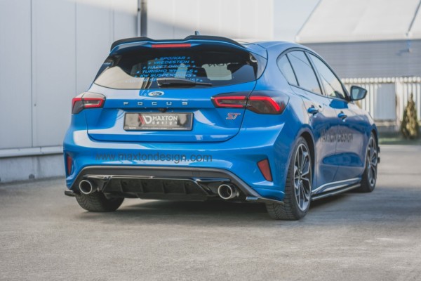 MAXTON DESIGN - Difúzor zadného náraznika  V.2 Ford Focus ST Mk4 , 
Čierny lesk – Obrázok 2