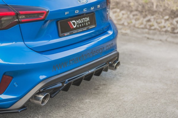 MAXTON DESIGN - Difúzor zadného náraznika  V.2 Ford Focus ST Mk4 , 
Čierny lesk – Obrázok 4