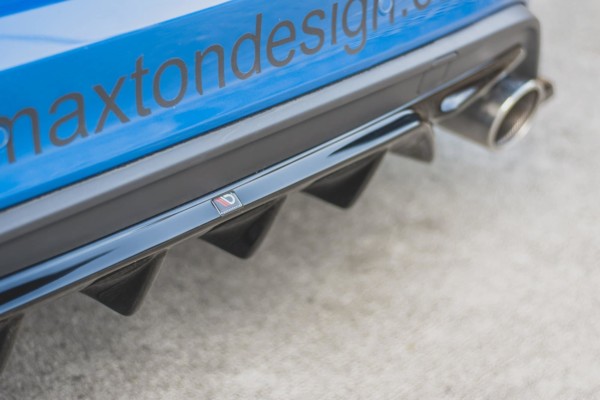 MAXTON DESIGN - Difúzor zadného náraznika  V.2 Ford Focus ST Mk4 , 
Čierny lesk – Obrázok 6