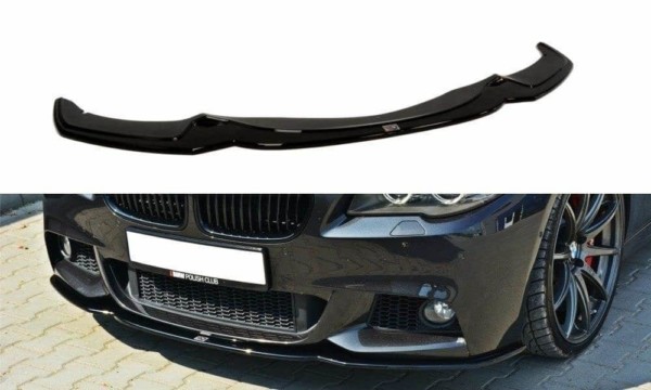 MAXTON DESIGN - Spoiler pod Predný náraznik   V.2 for vhodné pre BMW 5 F10/F11 MPACK , Čierny lesk 
930

,