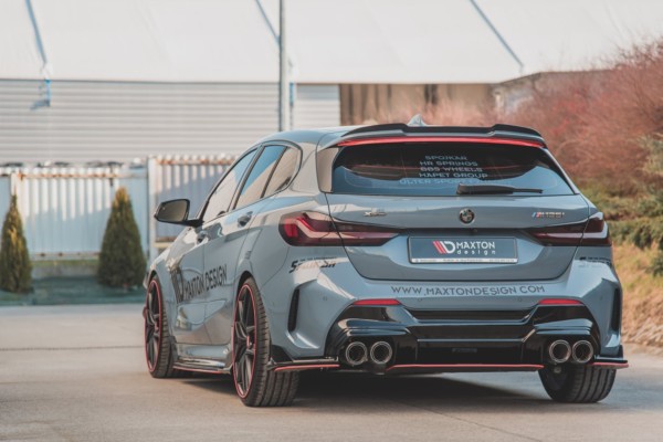 MAXTON DESIGN - Predlženie spoilera  vhodné pre BMW 1 F40 M135i , 
Čierny lesk – Obrázok 5