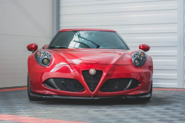 MAXTON DESIGN - Spoiler pod Predný náraznik   Alfa Romeo 4C , Čierny lesk – Obrázok 4