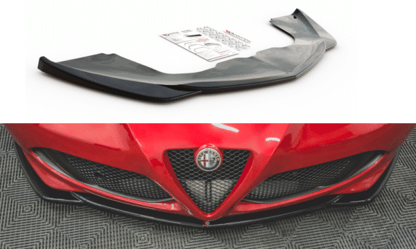 MAXTON DESIGN - Spoiler pod Predný náraznik   Alfa Romeo 4C , Čierny lesk