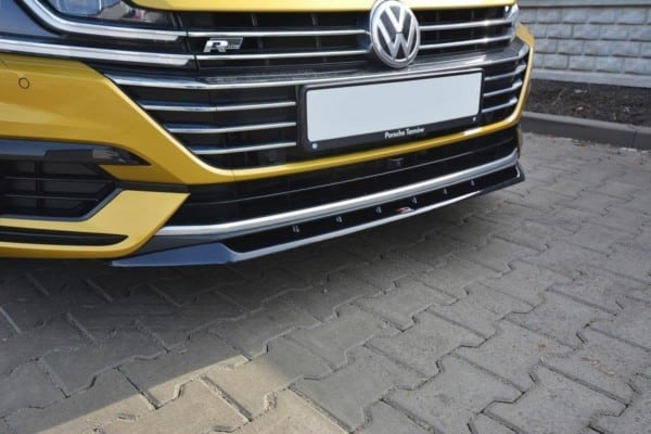 MAXTON DESIGN - Spoiler pod Predný náraznik   v.2 VW ARTEON , Čierny lesk – Obrázok 2