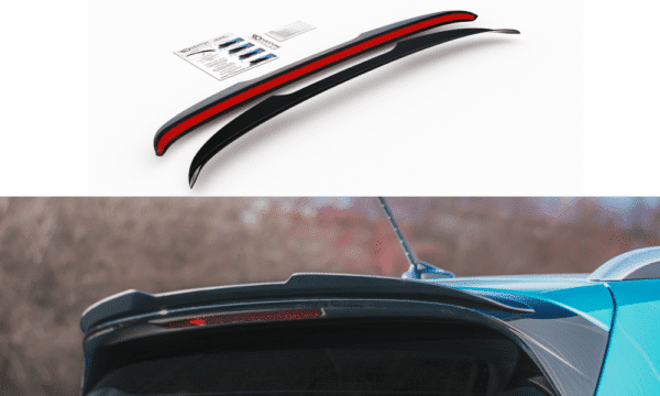MAXTON DESIGN - Predlženie spoilera  Volkswagen T-Cross , 
Čierny lesk