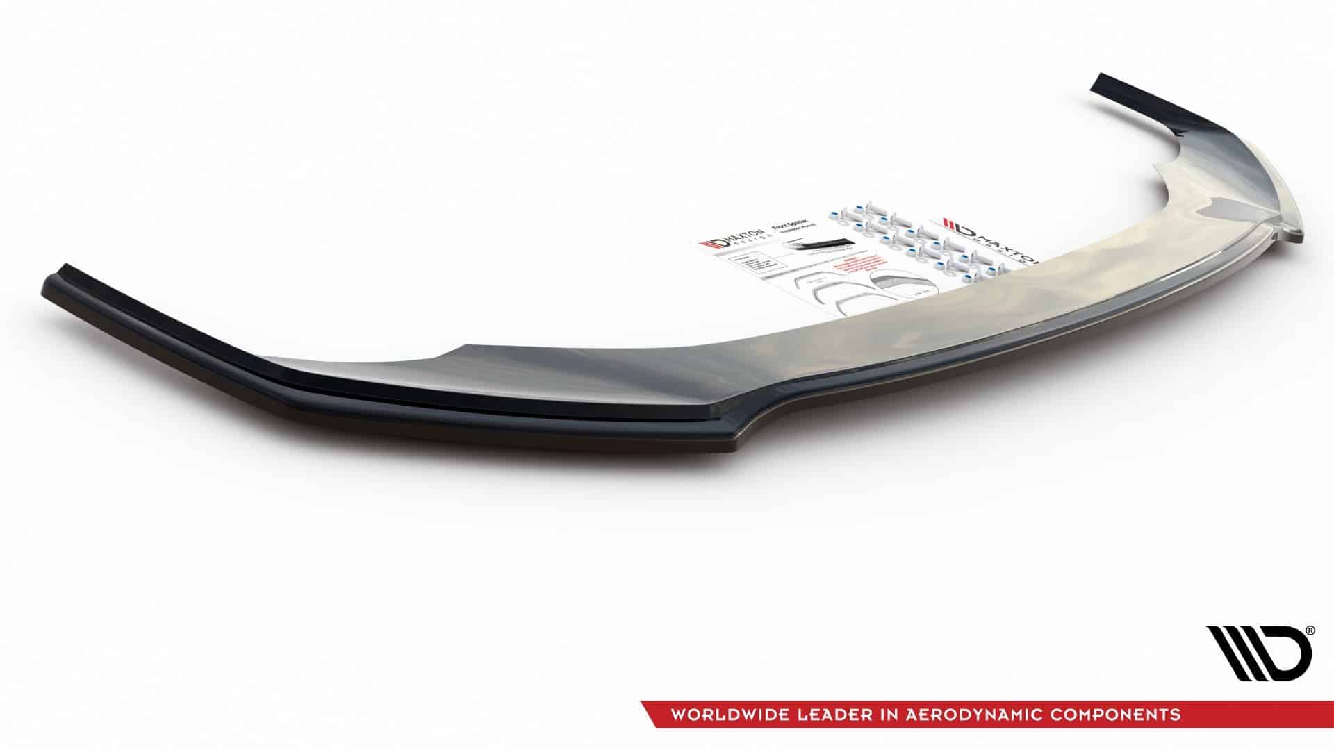 MAXTON DESIGN - Spoiler pod Predný náraznik V.1 Audi A7 C8 S-Line , Čierny lesk – Obrázok 6