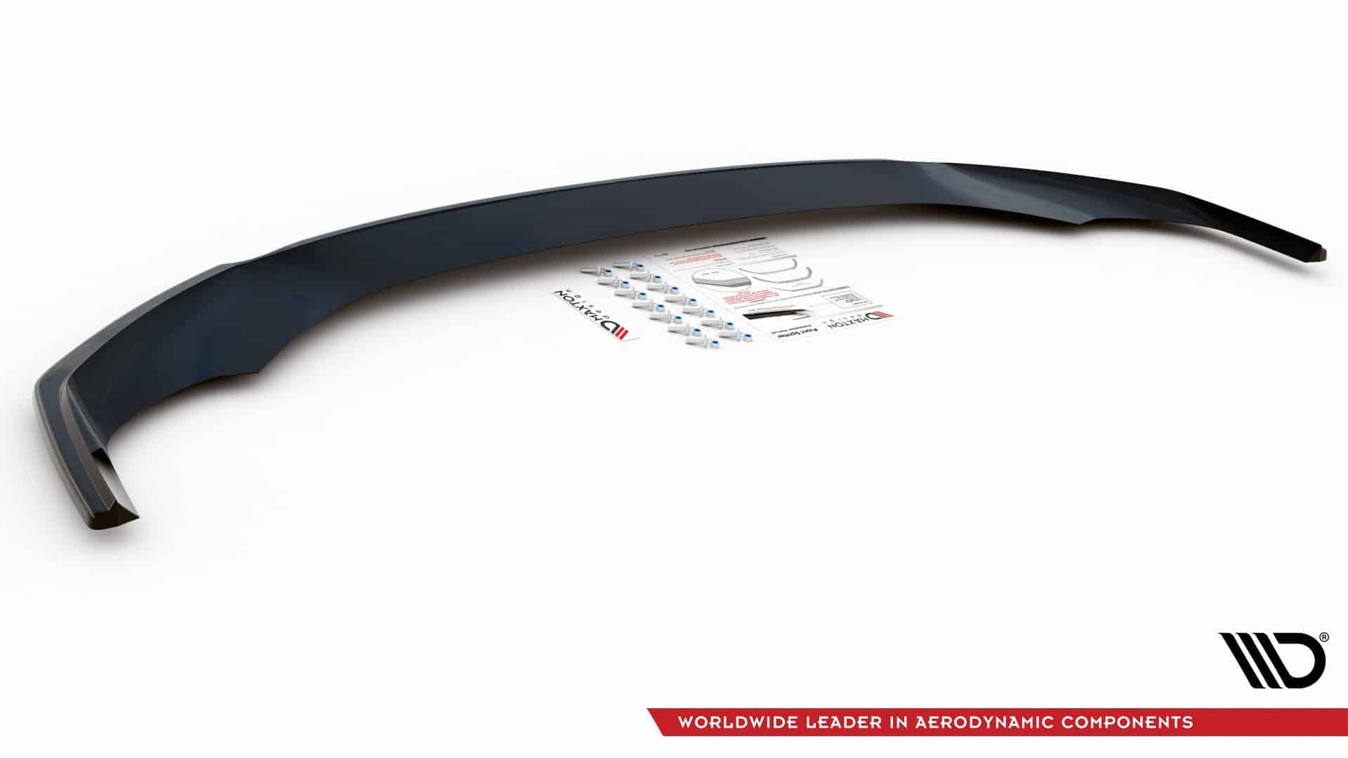 MAXTON DESIGN - Spoiler pod Predný náraznik V.1 Audi A7 C8 S-Line , Čierny lesk – Obrázok 7