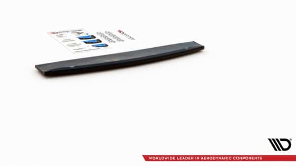 MAXTON DESIGN - Stredový spoiler pod zadný náraznik Audi A7 C8 S-Line , Čierny lesk – Obrázok 7