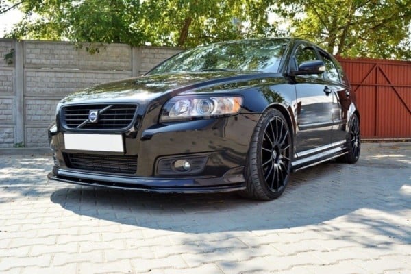 MAXTON DESIGN - Spoiler pod Predný náraznik   v.1 VOLVO V50F R-DESIGN , 
Čierny lesk – Obrázok 2