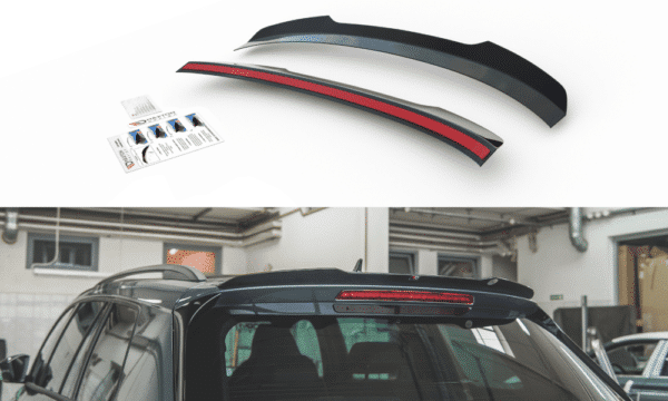 MAXTON DESIGN - Predlženie spoilera  V.2 Skoda Kodiaq Mk1 Sportline/RS , 
Čierny lesk