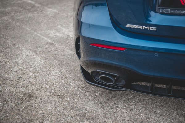 MAXTON DESIGN - Bočné difúzory zadného náraznika Mercedes A35 AMG W177 , Čierny lesk – Obrázok 5