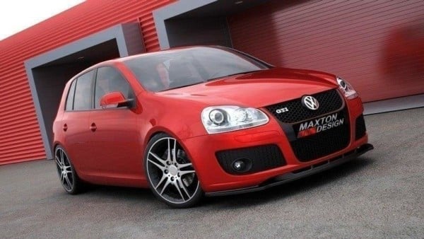 MAXTON DESIGN - Spoiler pod Predný náraznik   VW GOLF V GTI , Čierny lesk 
943