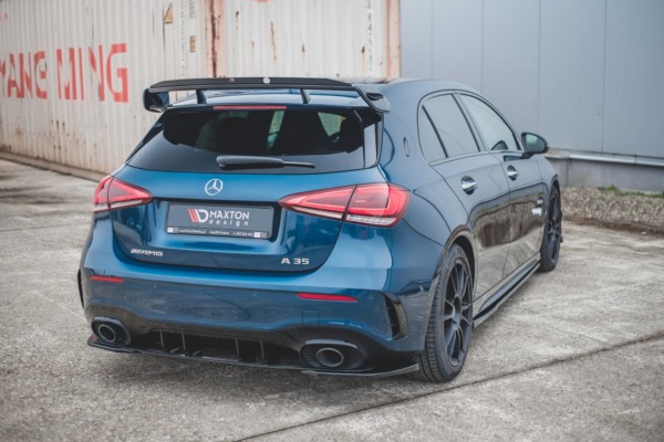 MAXTON DESIGN - Bočné predlženie spoileras Mercedes A35 AMG W177 , Čierny lesk – Obrázok 5